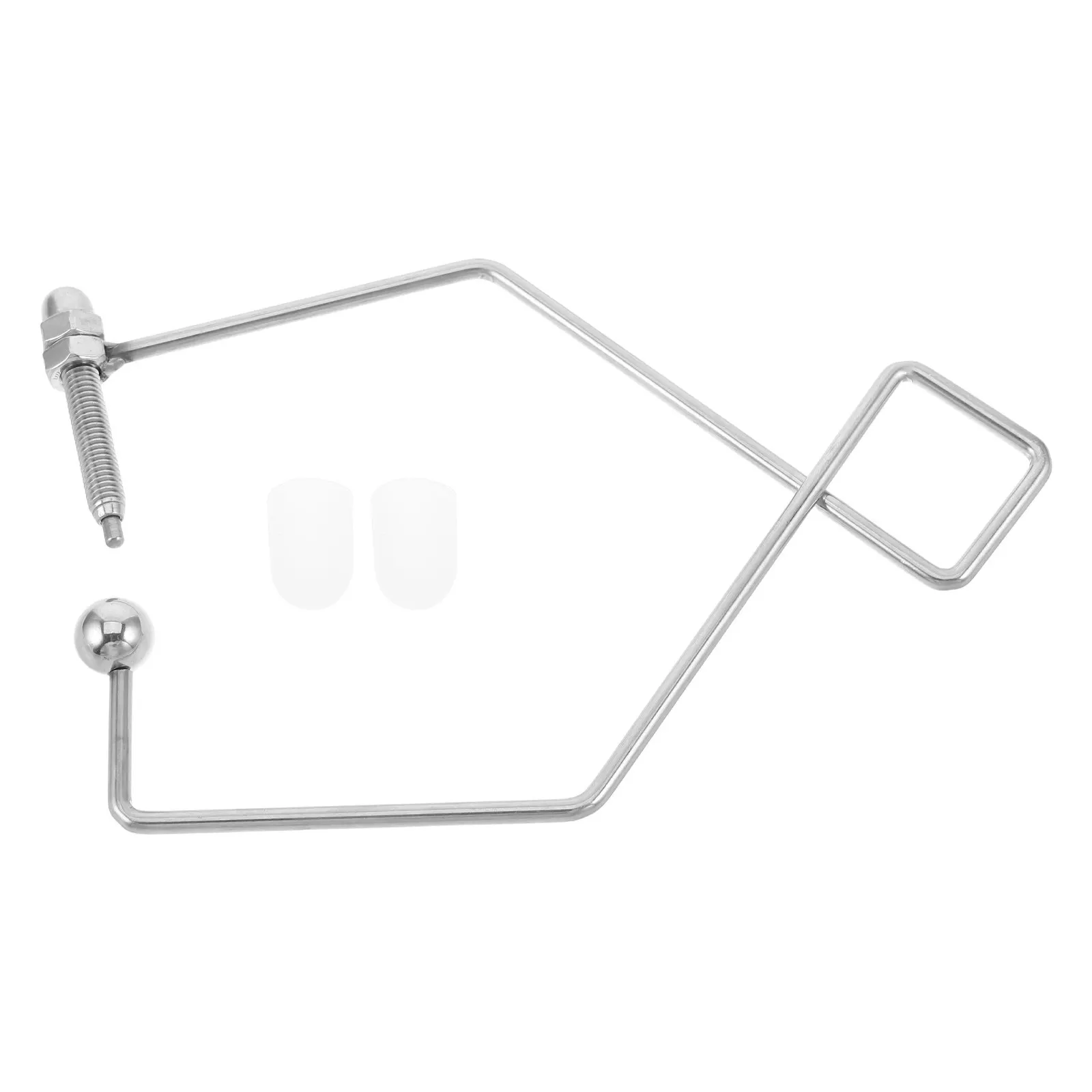 Acupressure Clip Stainless Steel Arc Shaped Ear Massage Tool for Headache Relief Back Waist Leg Pain Stress Reduction Point