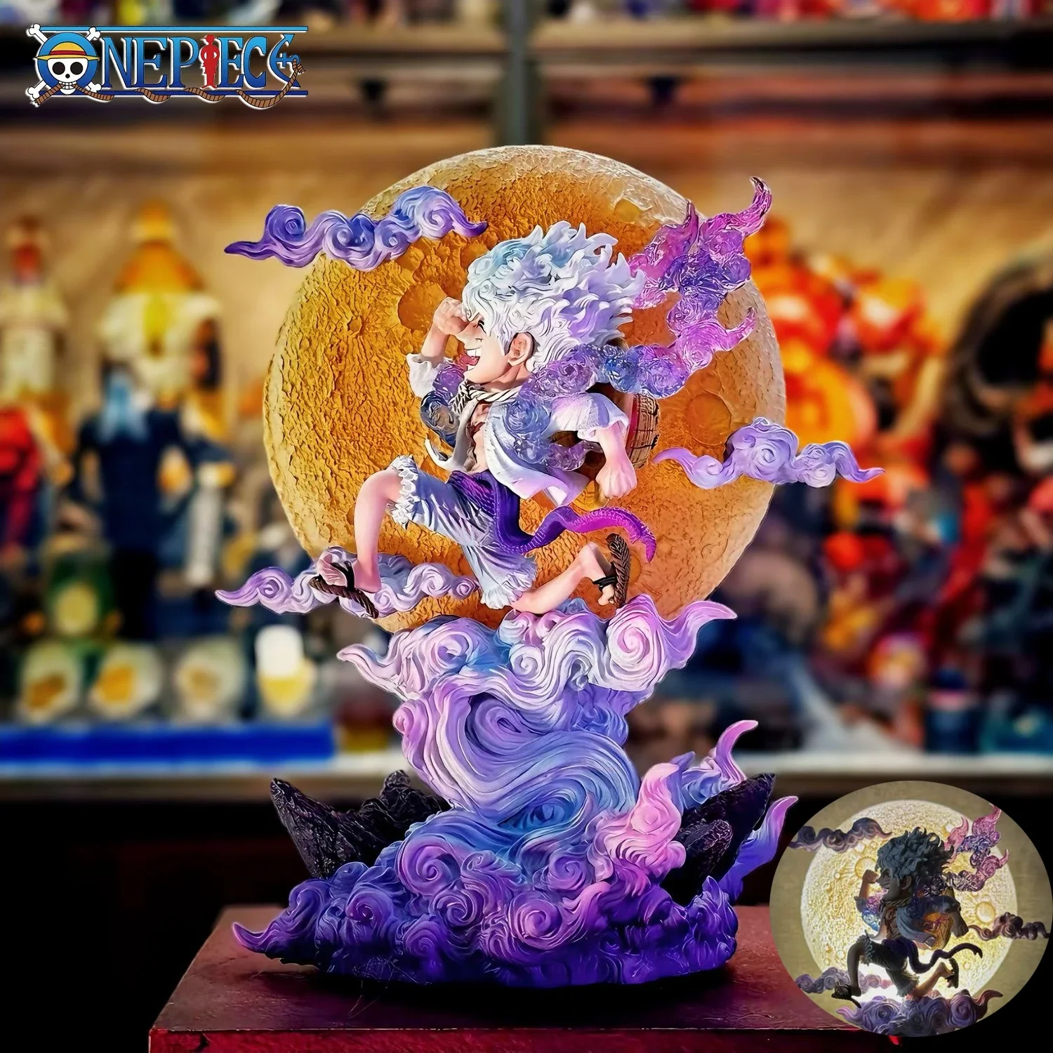 

14 см цельная аниме-фигурка Луффи Луна Ника Луффи Фигурка Статуя из ПВХ Модели Коллекция Украшение стола Игрушки Подарочная кукла