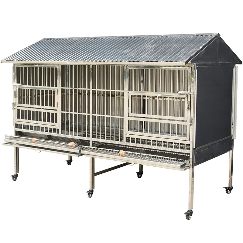 

Customized big cow stainless steel chicken cage outdoor hatching fermentation chicken cage grid anti-weasel outdoor breeding