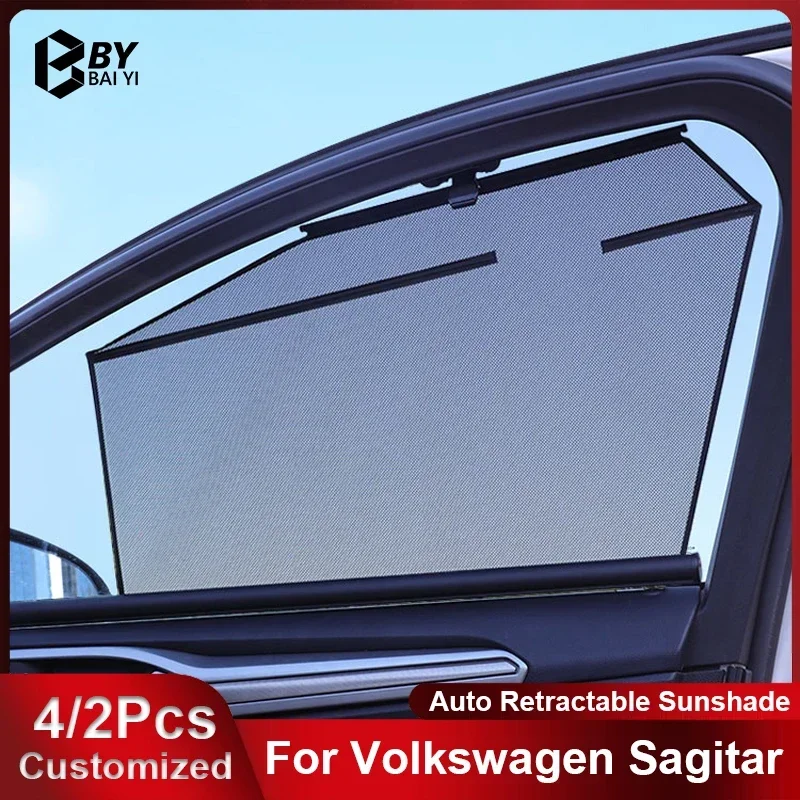 

For Volkswagen Sagitar 2012-2024 Car Auto Lifting Sunshade Side Window Sunshades Protective Cover Car Interior Accessories