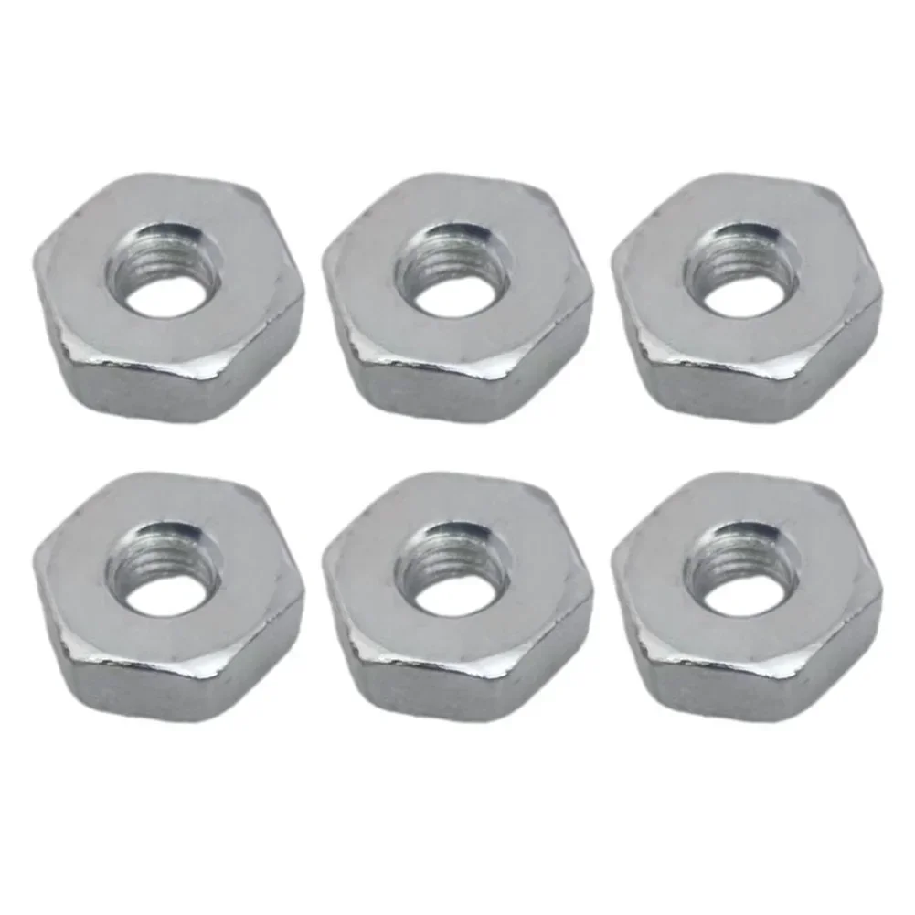 6 Pcs Sprocket Cover Bar Nut Chainsaw Guide Bar Nuts 0000-955-0801 Fits 017 018 020 021 MS170 Chainsaw Power Tool Parts
