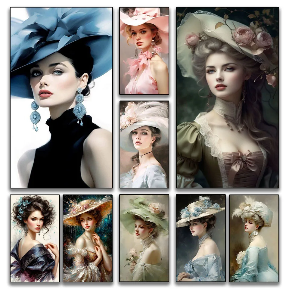

5D DIY Retro style diamond painting for Adult Portrait embroidery diamond mosaic full square diamond cross stitch home decor