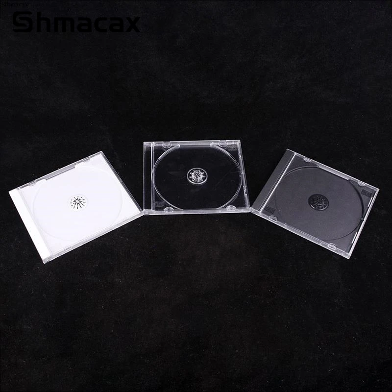 High Quality Transparent Bottom CD Box Empty CD Case PP Plastic CD Case CD Case Capacity 1-2 Discs