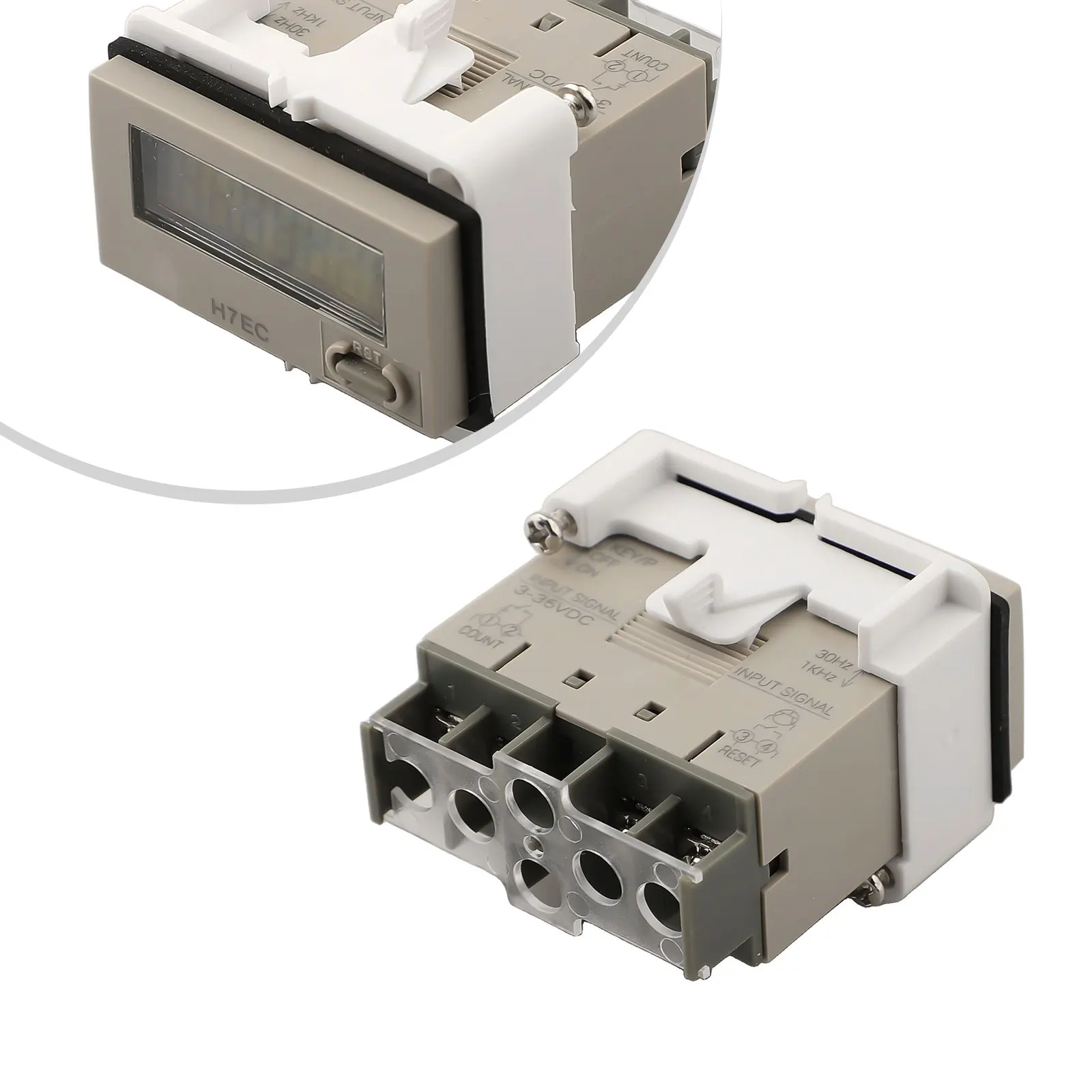Lithium Powered H7EC for nv DC 336V Digital Electronic Counter Featuring User Interface and Clear Reading Lithium
