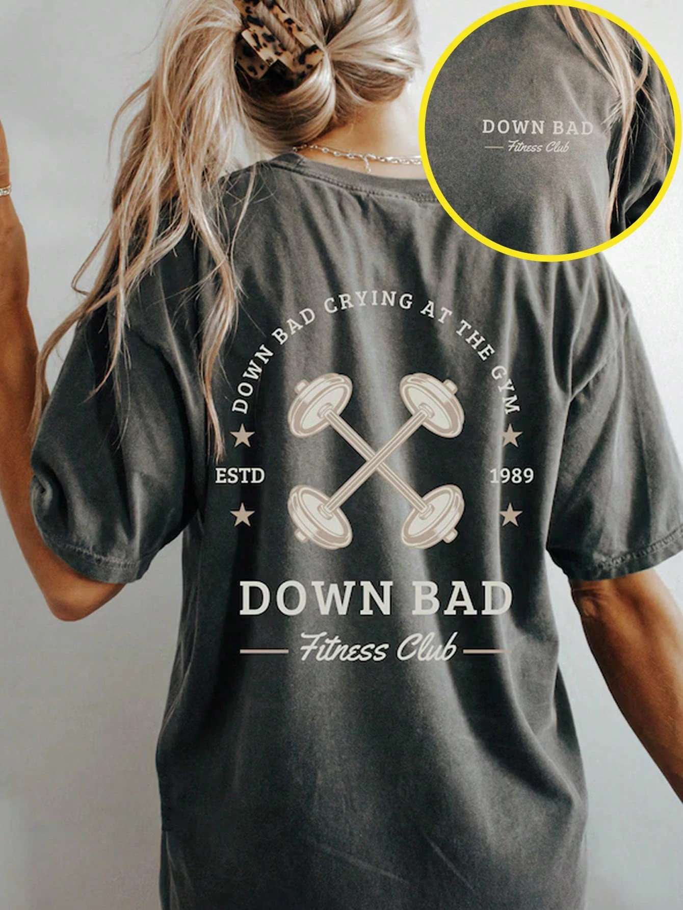 

Fitness Graphic Printing Summer Autumn Winter Cotton Casual Comfortable Men's and Women's T-Shirts Short Sleeves Outdoor Sports