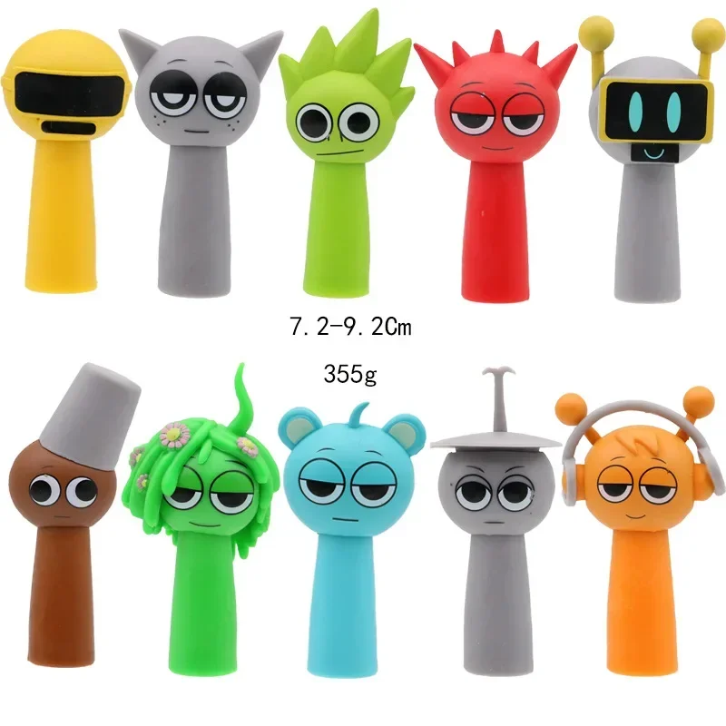 Sprunki 10pcs/Set  Hot Came Figures Mode Dolls Sprunki Incredibox  Anime Action Figures Cartoon Decor Birthday Christmas Toys Gi