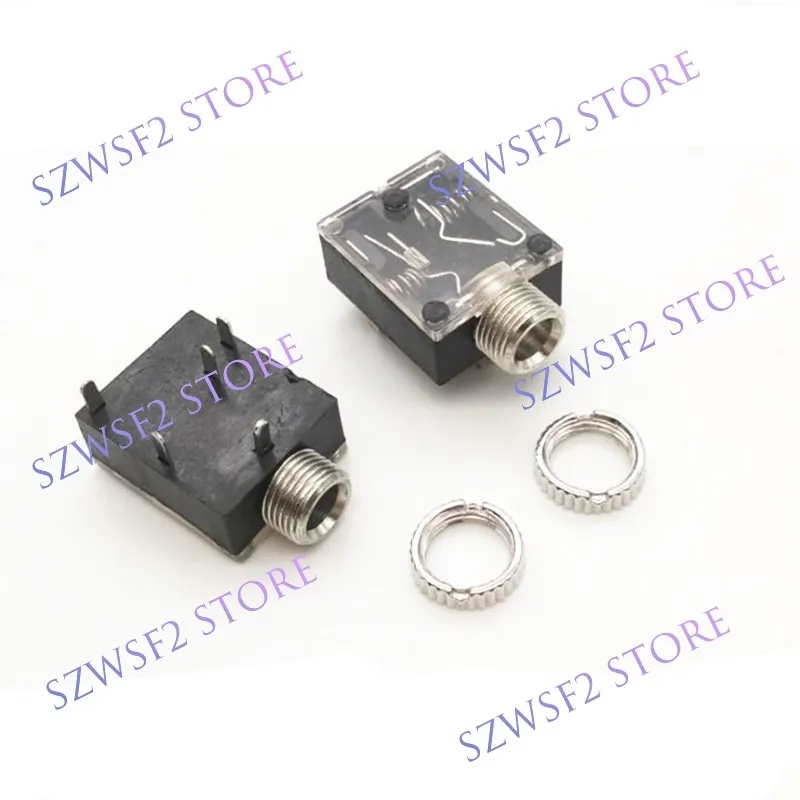 3.5mm Headphone Socket Single And Double Stereo Computer Dual Channel 3.5mm Female Audio Socket 5 Solder Pins E2