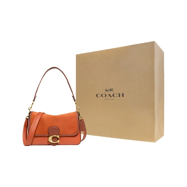 COACH Tabby Leather With Suede Shoulder Bag, Soft European Style Portable Crossbody Bag, Shoulder Bag Women's C5262-B4NP6