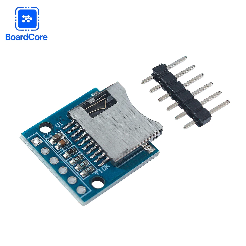 1-10pcs Micro SD Card Module TF Card Reader Data Storage Shield 3.3V Regulator Level Conversion with Pins for Arduino