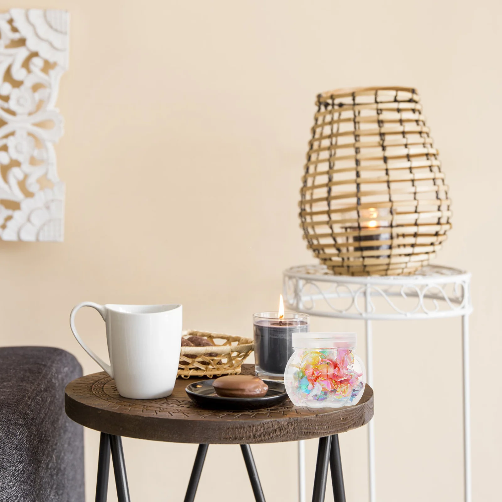 

12pcs Transparent Pumpkin Candy Jars Storage Containers For Wedding Snacks Mini Treat Holders Gift Jar Candy Organizer