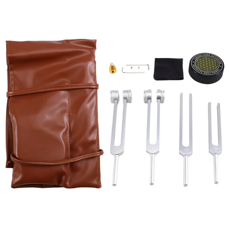 

YHOLI-Chakra Tuning Forks 128Hz, 136.1Hz, 256Hz, 384Hz Forhealing,Sound Therapy,Keep Body