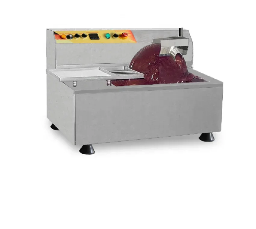 

Chocolate Melting spread machine Hot chocolate tempering machine with vibrating table