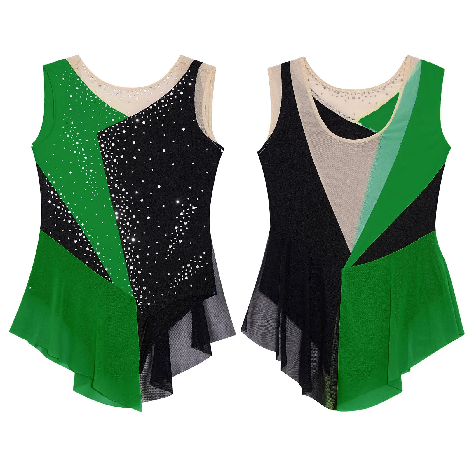 

Children Girls Stage Dance Performance Competition Costume Artistic Gymnastics Ballet Latin Leotard Modern Lyrical Dance Wear