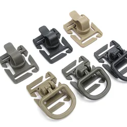 10pcs new HIGH GRADE 1 Pcs Molle Tactical 360 Rotation D Ring Backpack Buckle Travel kit tool