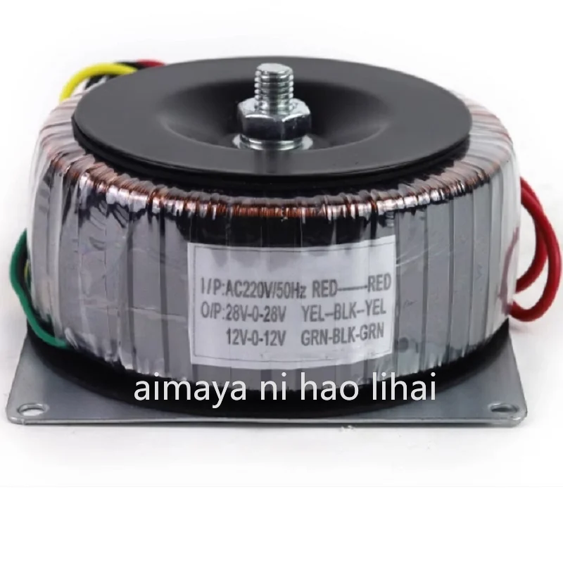 

Тороидальный трансформатор мощностью 300 Вт, трансформатор для самостоятельной сборки или ремонта усилителя мощности, выходное напряжение: двойное 12 В, 24 В, 36 В.