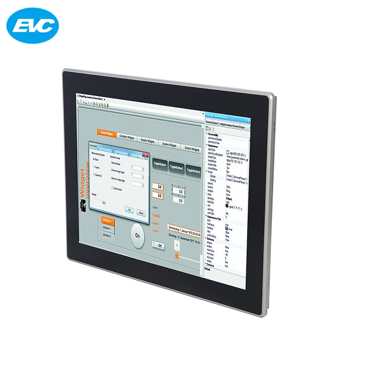 EVC Industriale Mini Pc Computer Core 6200U Robusto pannello touch screen Computer per Windows 10 Desktop Tablet Box Mini Pc