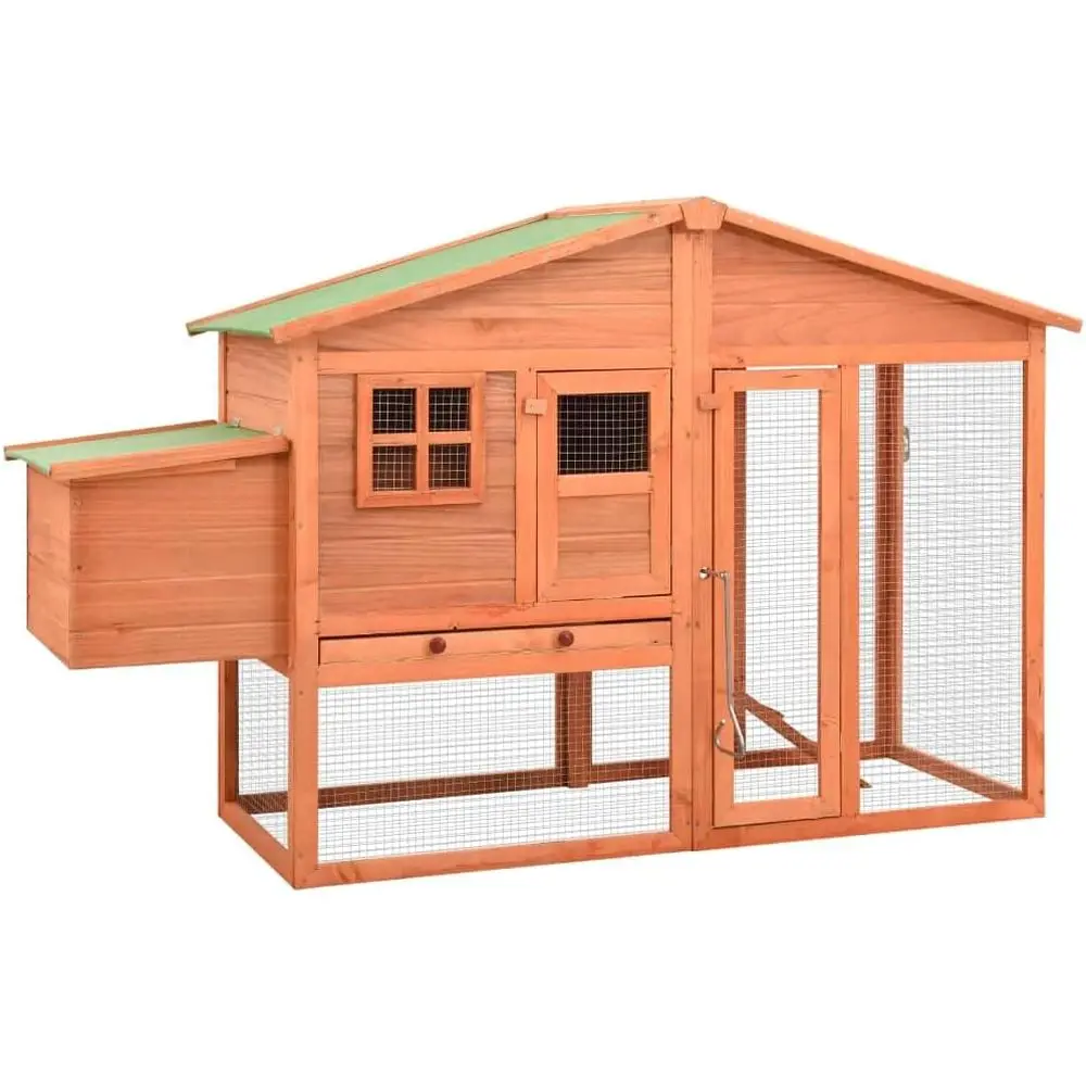 

Прочный деревянный уличный домик для кошек и кур с гнездовым ящиком для использования на участке