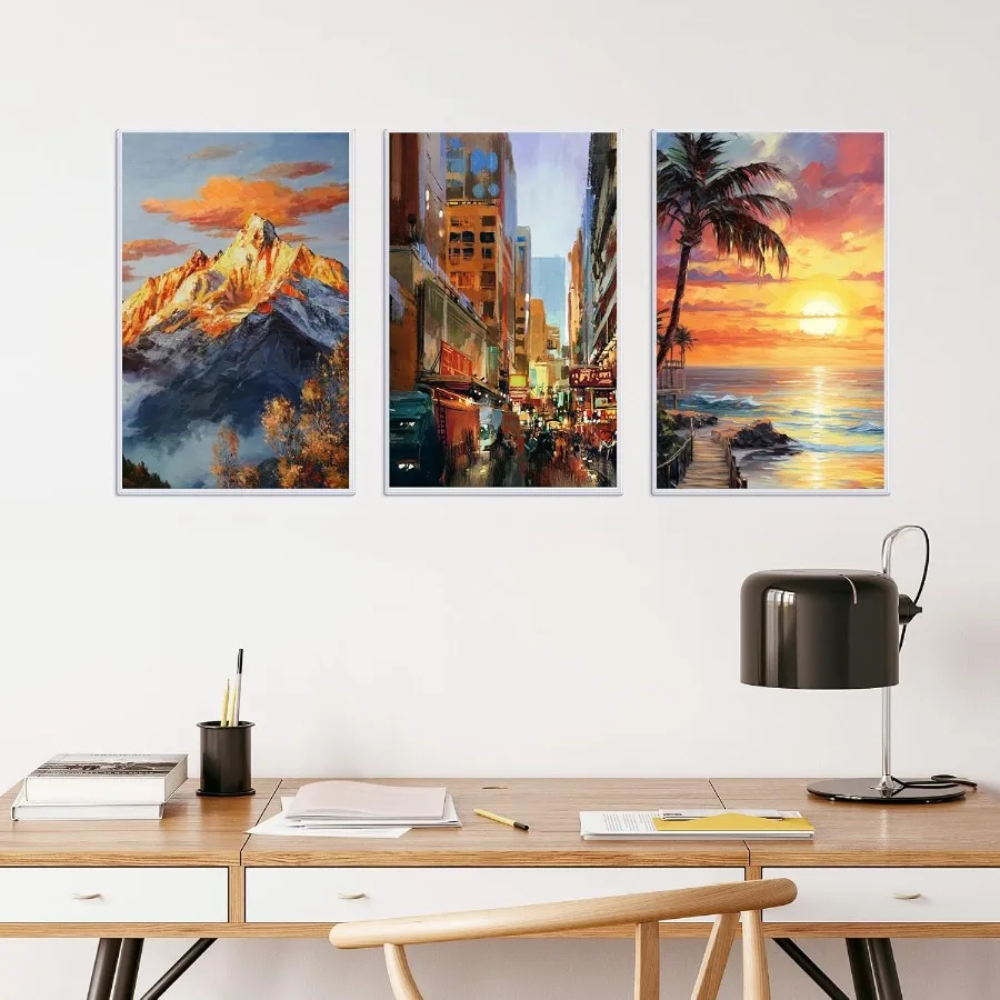 Protector de impresión rígida de 11 "x 17", fundas de plástico duro para impresiones, cubierta de menú, hoja resistente, protector de carteles, plástico transparente S, 5 uds.