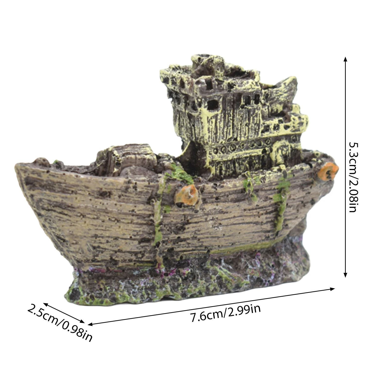 Aquarium Künstliche Brücke Harz Landschaft Dekoration Brücke Aquarium Ausrüstung Zubehör Ornament Höhle Aquatische Haustier Fisch