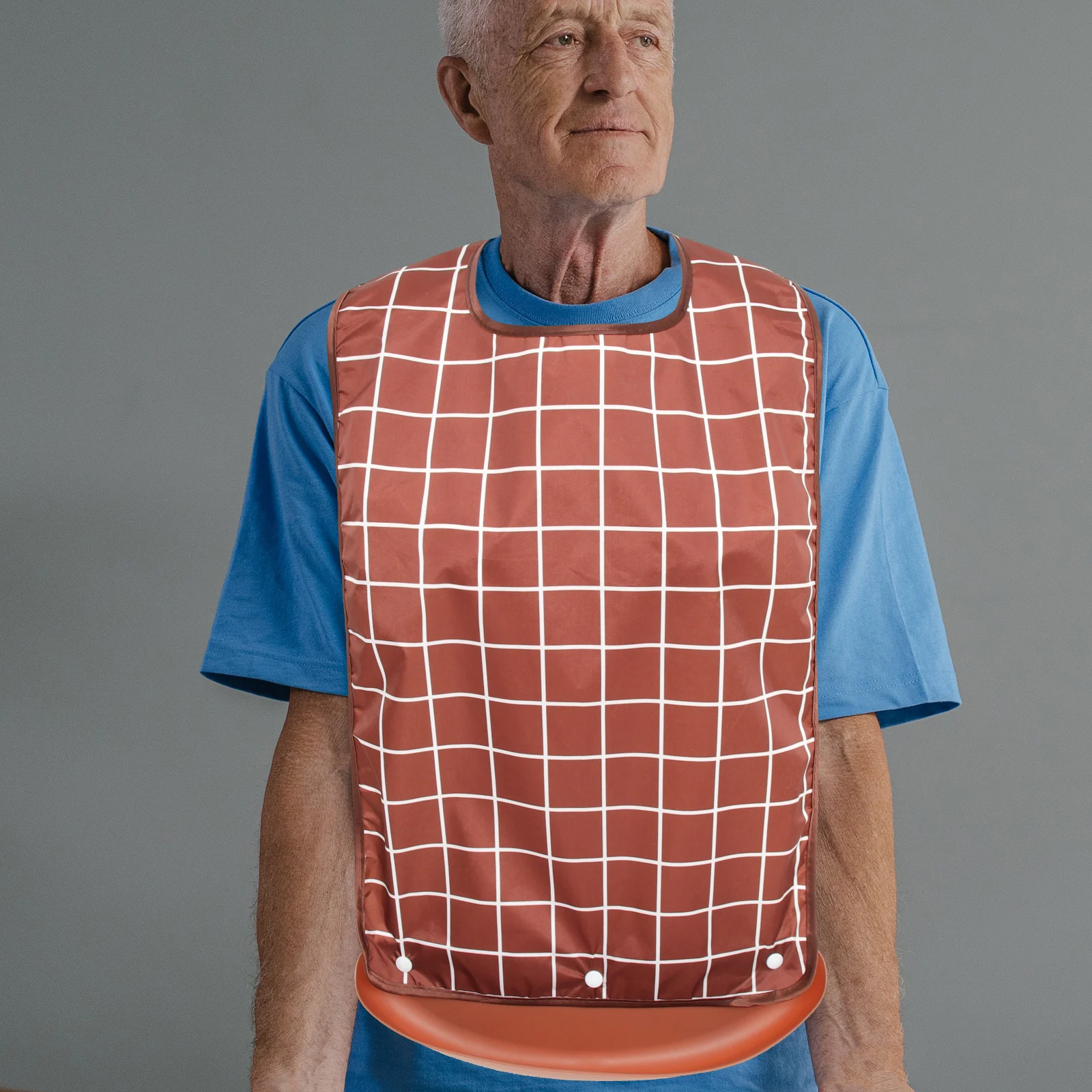 

Washable Adult Bibs for Women Men Elderly Seniors Tpu PVC Material Comfortable Lightweight Spill Protection Reusable Bedridden