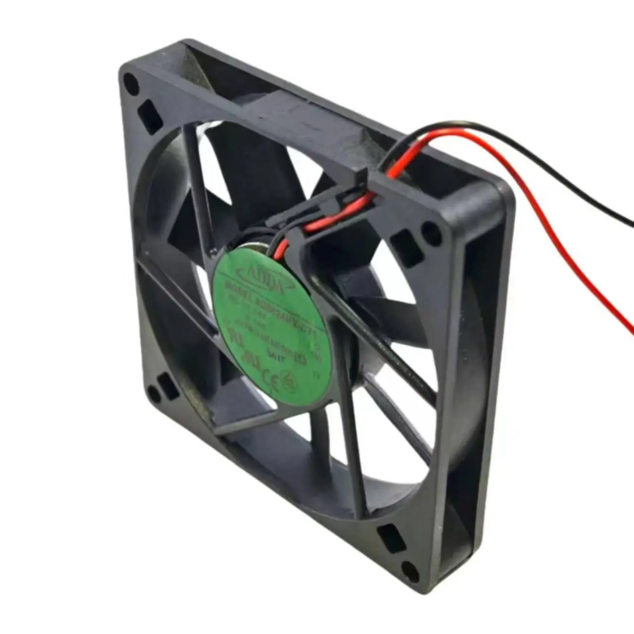 Novo Ventilador ADDA AD0824HX-D71 DC 24V 0.14A 80mm 8015 3200RPM 29CFM Fino e Silencioso para Inversor e Fonte de Alimentação
