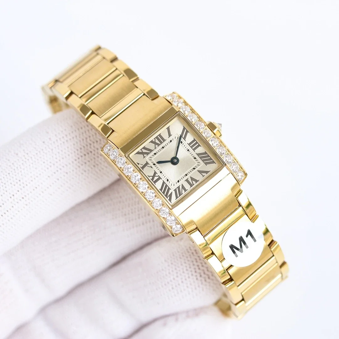 

Women's Luxury Quartz Watches Brand Fashion Stainless Steel Alloy Women's Designer Wristwatch Gifts for Ladies 2025 Trend