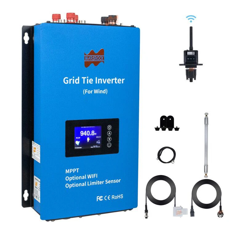 10000W Mppt Wind Power On Grid Tie Inverter Pure Sinus Limiter Sensor Dump Load 220v 230V Voor Ac dc 48V Wind Turbine Generator