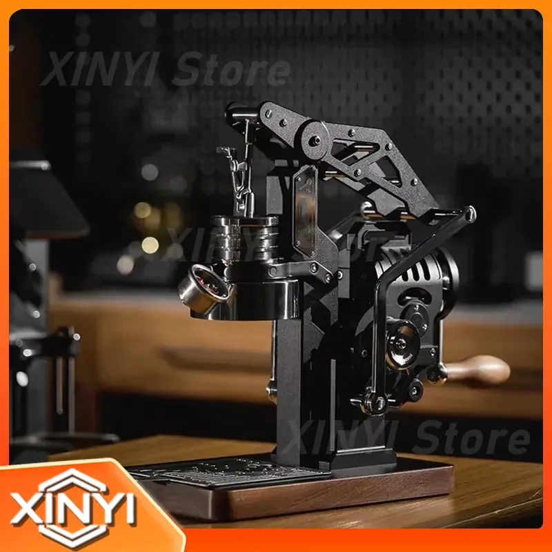 Semi Automatic Manual Pressure Espresso Machine Fully Mechanical Extraction with Pressure Conversion 58MM Handle Filter