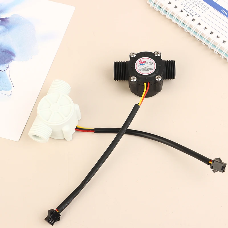 New YF-S201 12V Water Flow Sensor DC 5-18V Flowmeter Hall Flow Sensor Water Control Liquid Flow Sensor Switch 1-30L/min 2.0MPa