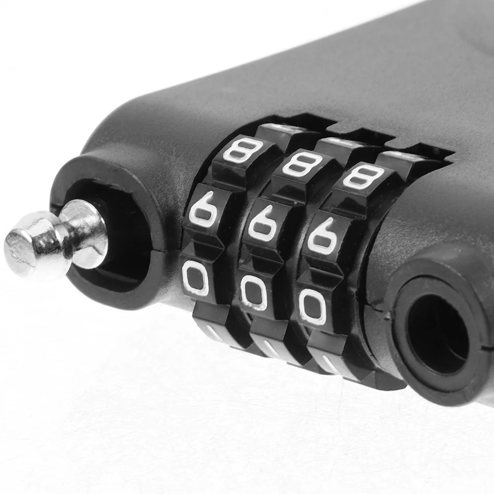 

2Pcs Bicycle Anti-Theft Lock Plastic Cylinder Compact Password Lock for Ski Board Bike Security Portable Outdoor Use