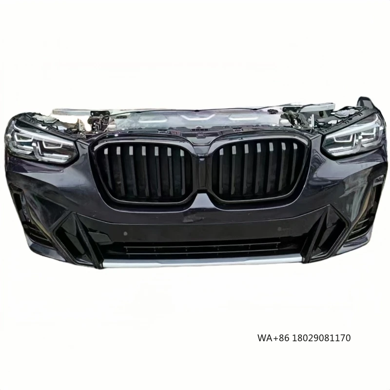 

Для LCi X3 G01G08MT автоматическое обновление, простая установка, передний бампер с вырезами противотуманных фар, изготовлен из прочного пластика