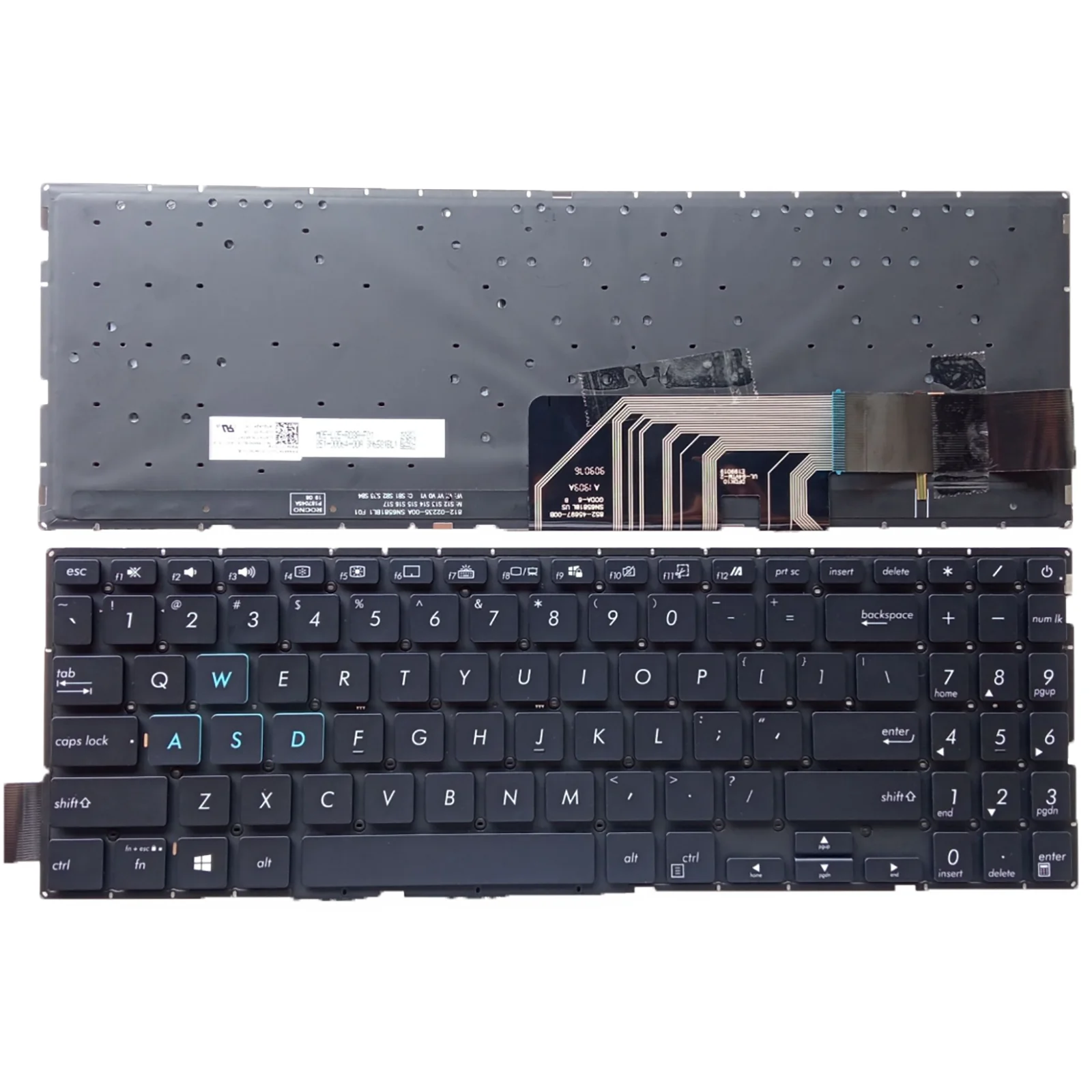 teclado retroiluminado dos eua para asus mars15 vx60 k571 k571g f571 f571g x571g x571g x571g x571gt novo 01