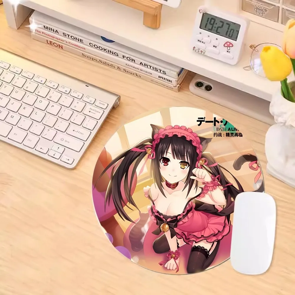 Tokisaki Kurumi Date A Live Mousepad Rubber Small Speed Version Game Computer Keyboard Office Table Mat PC Laptop Mouse mat