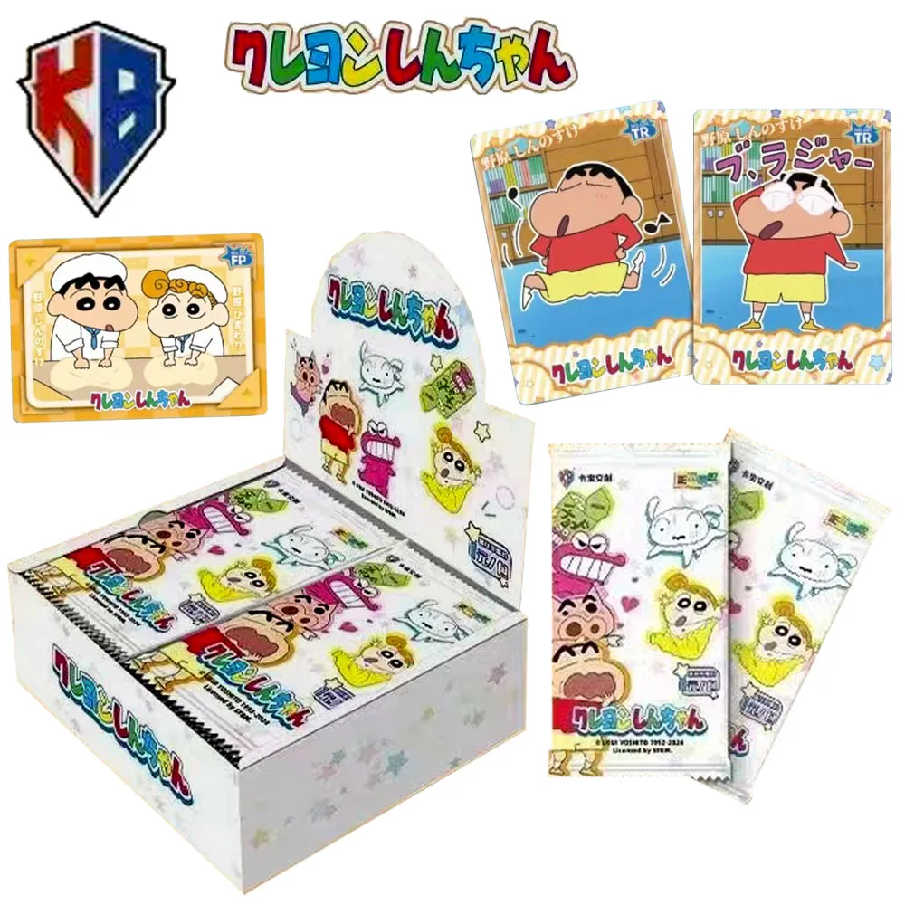 Nuovo originale Anime Crayon Shin-chan Card Party Game Card Collection Edition scatola di carte di vendita calda regali di compleanno per bambini