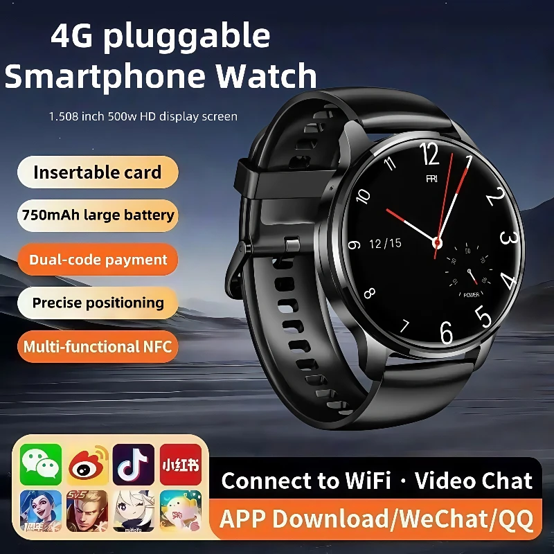 

P68 Смарт-часы 4G Android мужские 466x466 500 Вт двойная камера GPS WIFI Bluetooth 4 ГБ + 128 ГБ монитор сердечного ритма