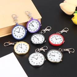 Reloj de bolsillo Nurse Pocket Watchin Keychain Fob Reloj con batería Doctor Medical Vintage Regalo