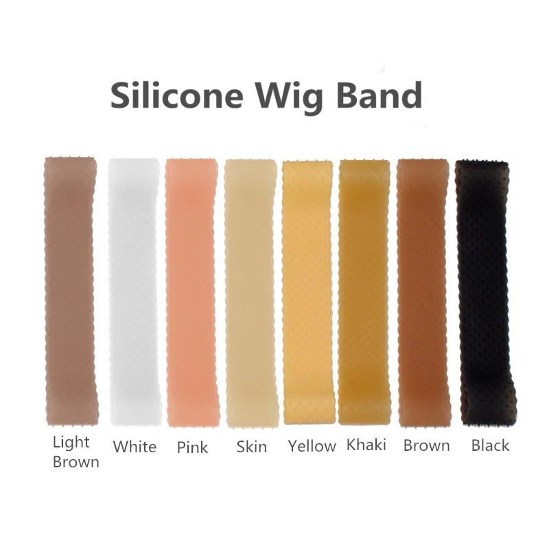 

1PC Seamless Non Slip Silicone Wig Hair Band with Stretchy Nylon Wig Cap for Wig and Sport Yoga