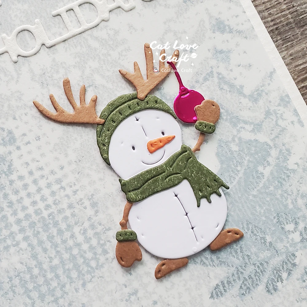 Catlove Niedliche Weihnachtstiere Metall-Stanzformen Scrapbooking-Schablone Stanzwerkzeug für Kartenherstellung DIY-Handwerk Prägung Neue Stanzformen – Detail 37