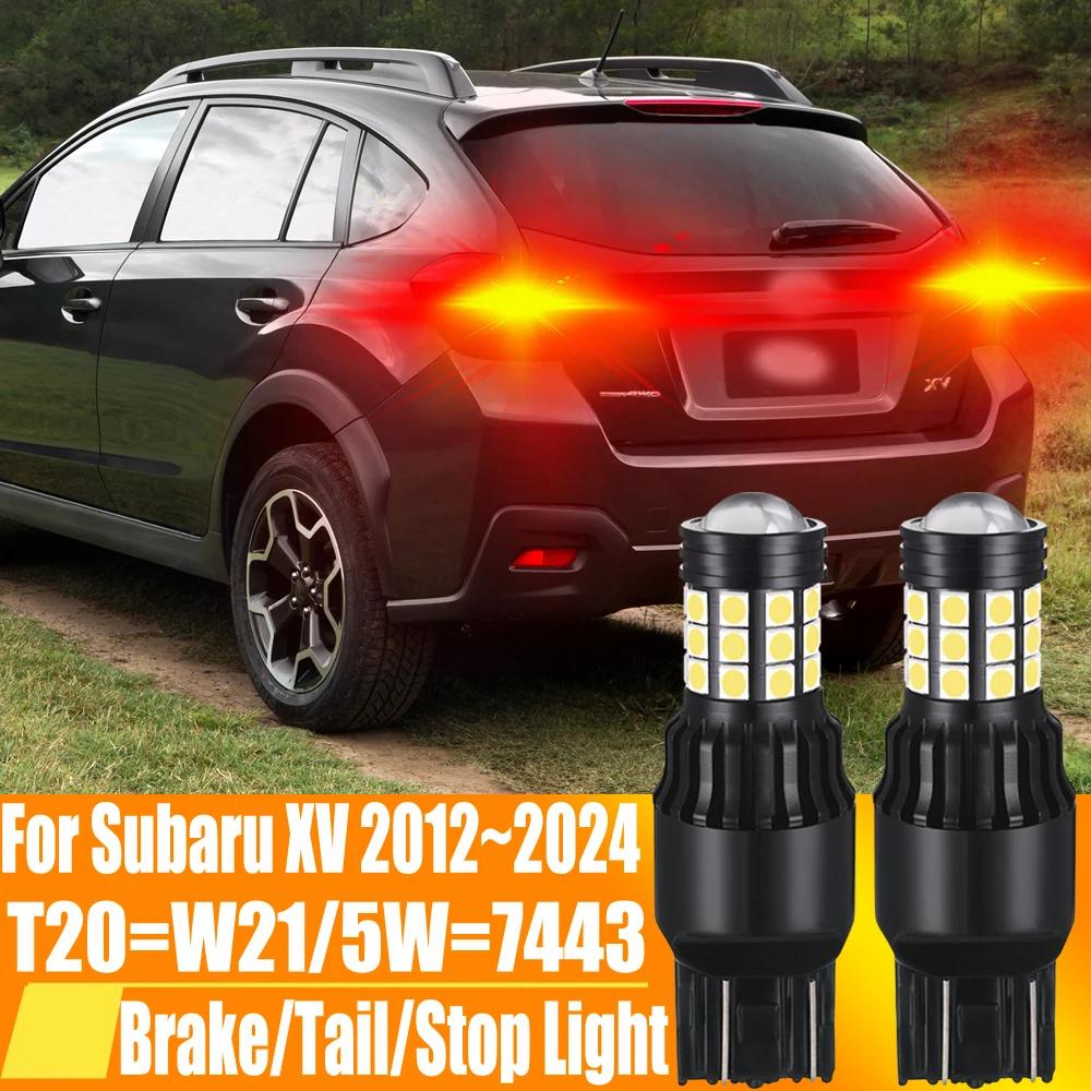 Задняя фонарь тормозной лампы T20 W21/5W 7443 W21W 580 7440 фонарь задняя фонарь для Subaru XV 2012 ~ 2024