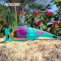 KDEAM, nuevas gafas de sol polarizadas a la moda para hombres y mujeres, gafas para deportes al aire libre, gafas de sol para conducir en la playa, gafas de sol coloridas UV400