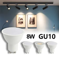 2PCS 8W LED Spotlight 38 120 gradi foco GU10 AC220-240V/AC100-240V lampadina a led 3 colori temperatureilluminazione a LED per soggiorno