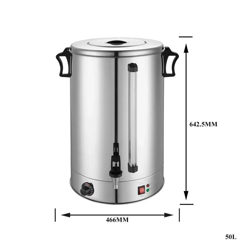 Large capacity 50 liters commercial electric kettle hot drink dispenser