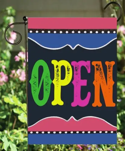 Business OPEN   Flag~     Double Sided  * Top Quality GGP FFL EEN AAL HHM WZZ yyi