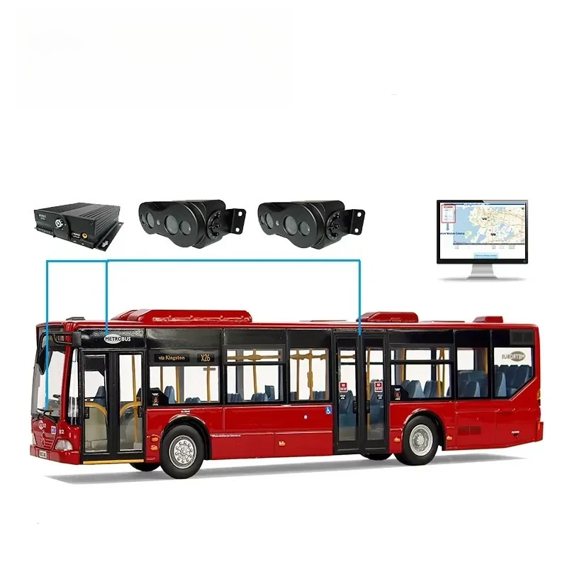 High Accuracy People Counting Sensor Car Android Automatic Bus Passenger Counter Connect with 4CH MDVR 4G