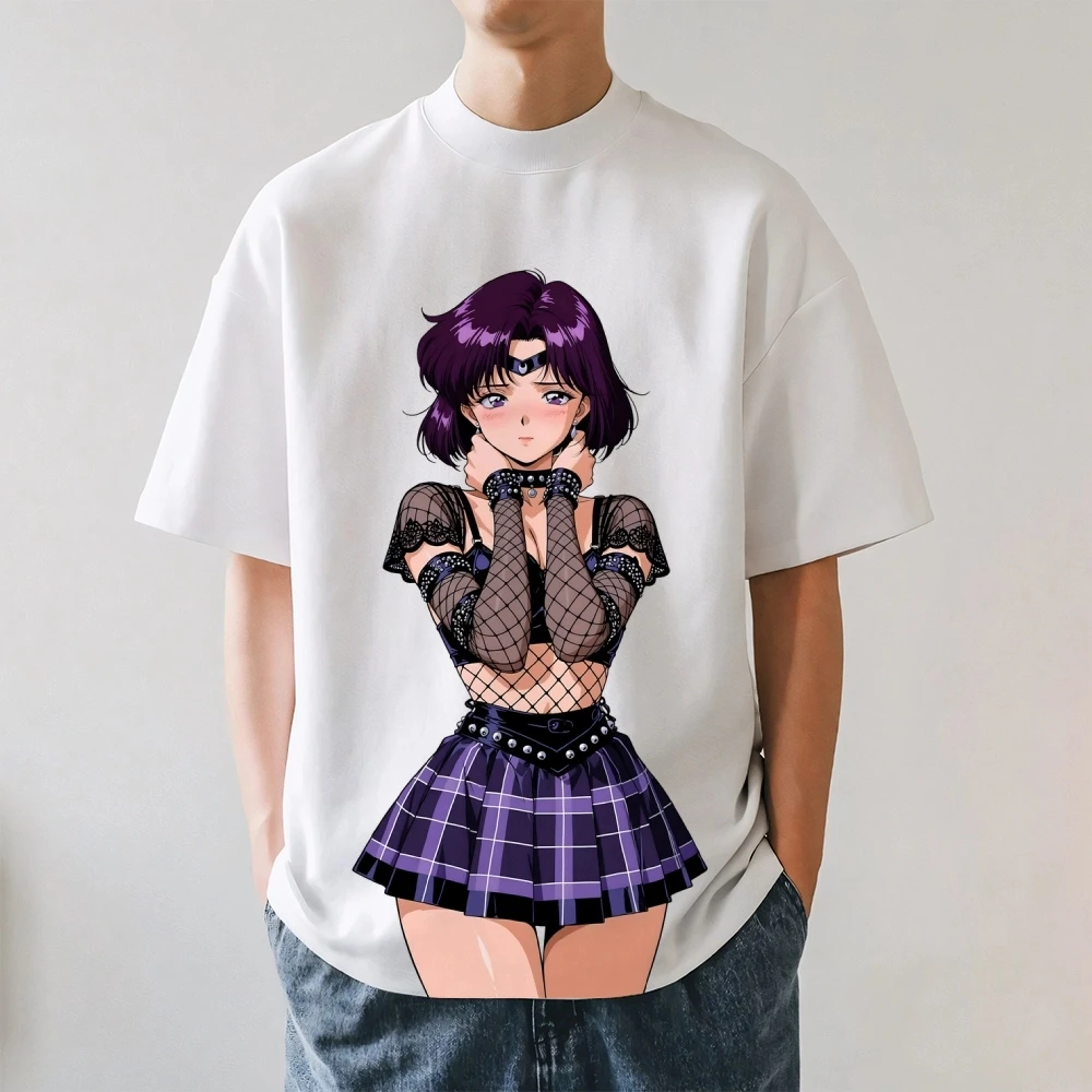 Sailor Moon Japanese Style Classic Tee High-quality Streetwear Men's Clothing and Women's Clothing  2026 Summer New T Shirt