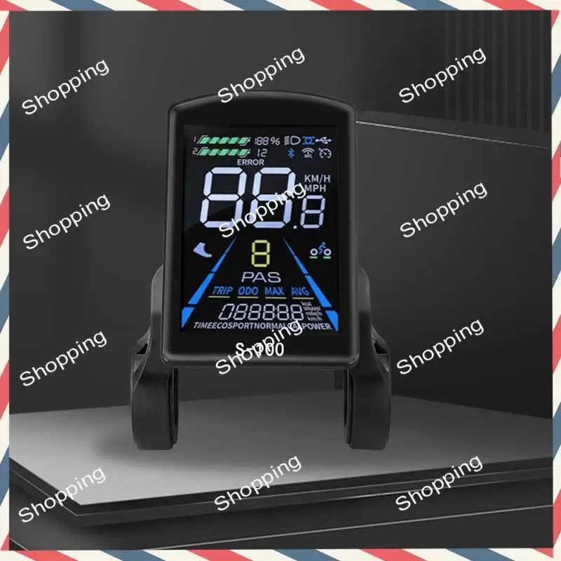 A44M Electric Bicycle Display S-100 LCD Display Control 24V - 72V Speed Meter 5Pin Speedometer - Image 2