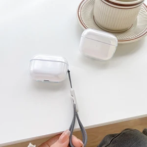 Transparente Abdeckung für AirPods, AirPods 3, 2, 1, Pro, Pro2, transparent, weich, tpu, Kopfhörer, Schutzabdeckung für Air Pods Pro 2, Ohrhörerschale 8 Hauptverkäufe für AirPods 2 - №2