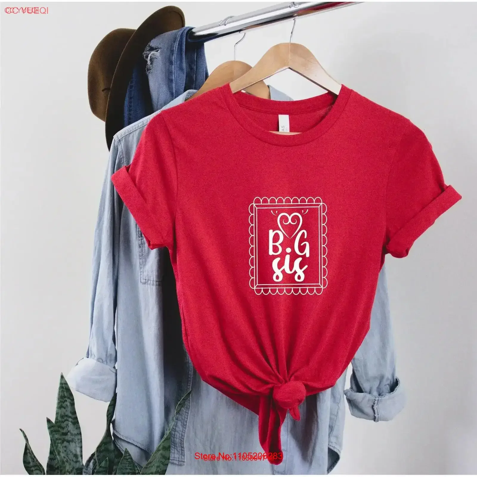 

Футболка Big Sister Sis Little Pregnancy Announcement Baby винтажная стираная модная универсальная удобная растянутая повседневная футболка