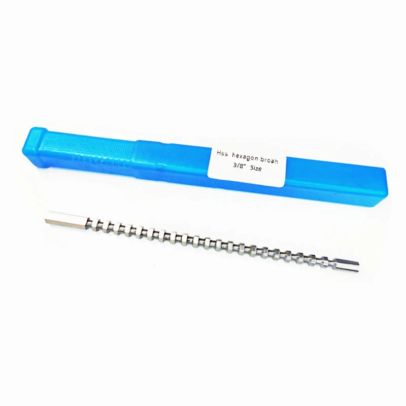 

3/8" Hexagon Broach Inch Size High Speed Steel Cutting Tool