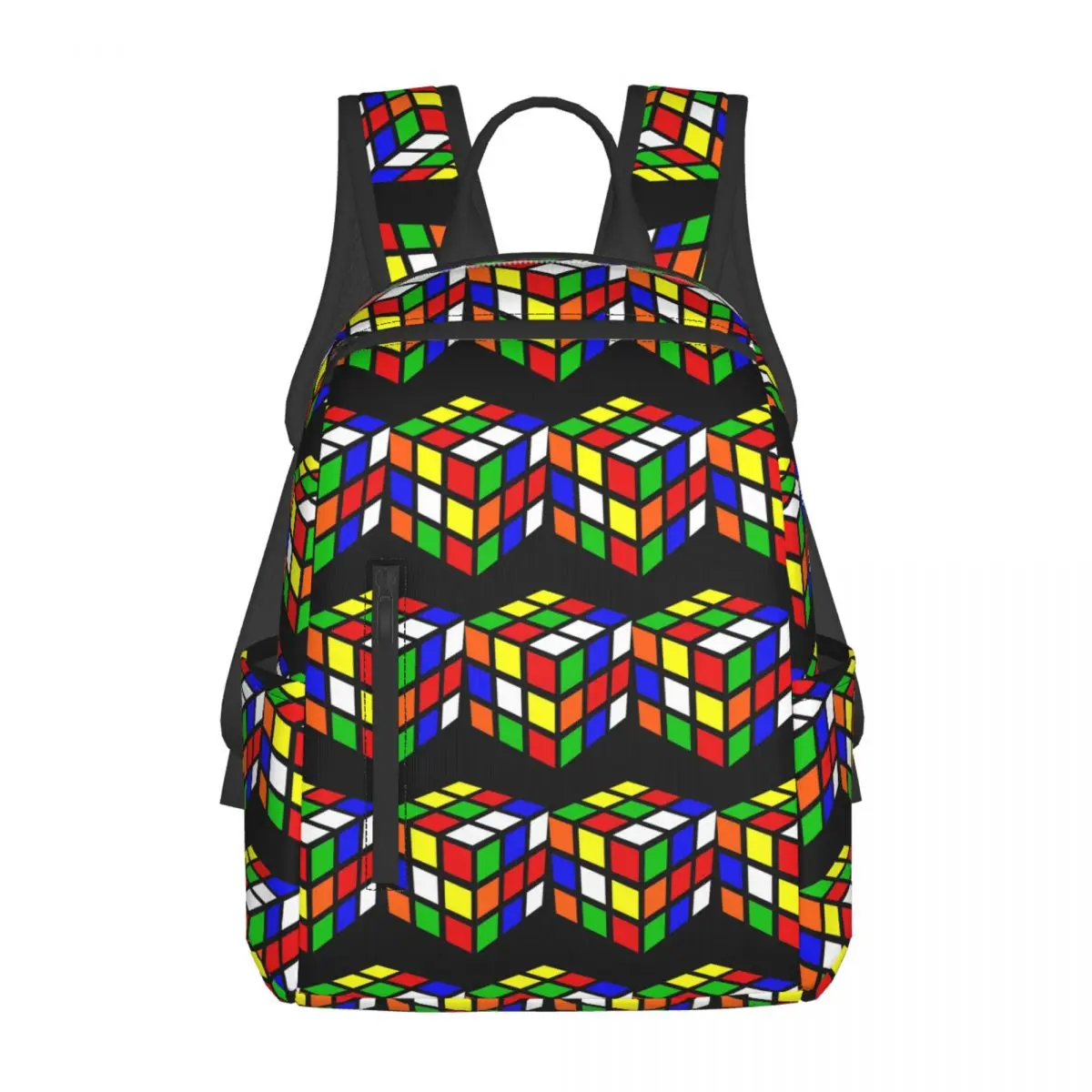 Magic Cube Backpack Daypack Large Capacity Boys Girls BookBag School Bag Shoulder Bags for Men Women